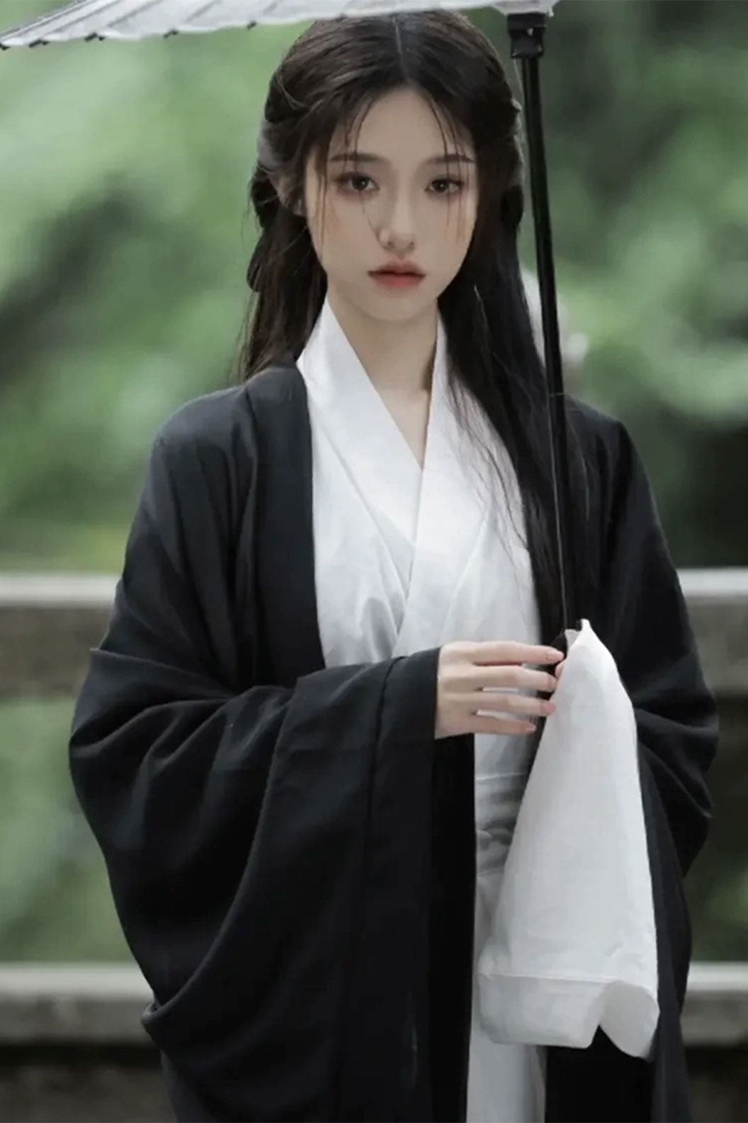 Wei Jin dynasty hanfu black hanfu dress autumn - zhiyan 栀言