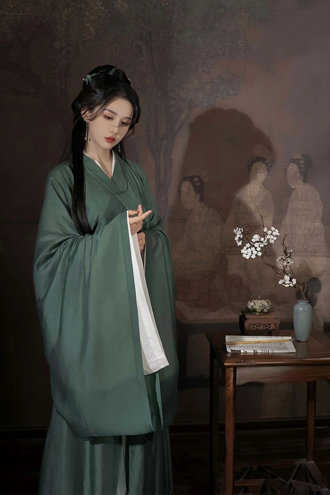 Wei Jin dynasty hanfu Celestial Grace hanfu dress ethereal - yanqi 烟栖