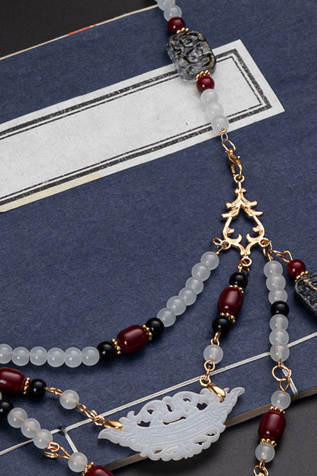Warring States Style Multi-Layer Retro Chinese Style Necklace