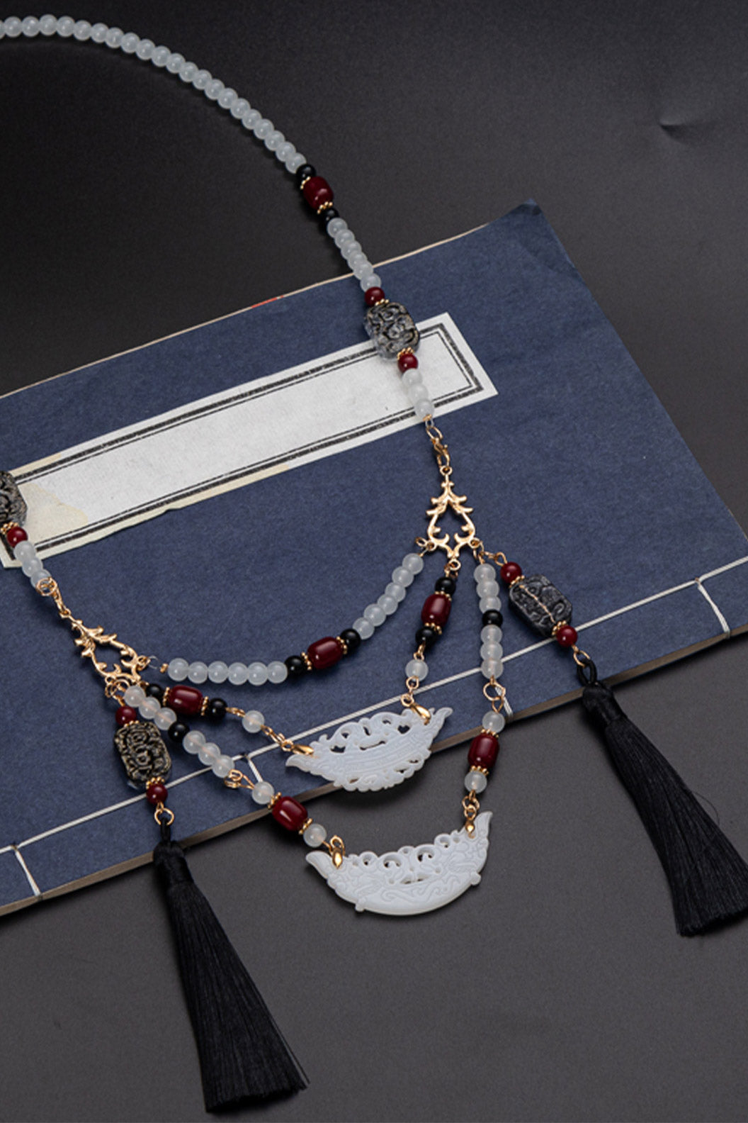 Warring States Style Multi-Layer Retro Chinese Style Necklace